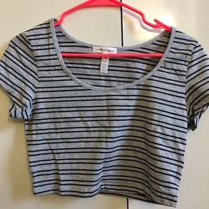 Stripe crop top